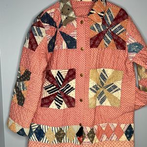 Quilted  Patchwork Jacket Medium